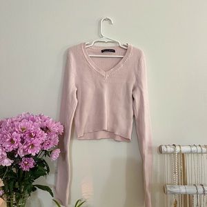 BRANDY MELVILLE milena sweater, baby pink